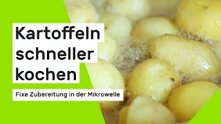 Mikrowelle So kochen Sie Kartoffeln schneller [upl. by Alaikim]