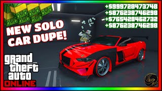 SOLO  NEW SUPER EASY GTA 5 ONLINE CAR DUPLICATION GLITCH  AFTER PATCH 168  PS5XBOXPC [upl. by Zelle]