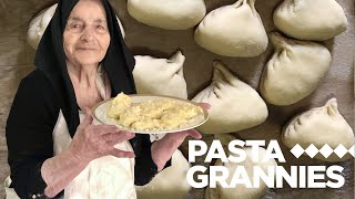 99 year old Battina makes potato amp cheese filled culurgiones  Pasta Grannies [upl. by Nnayllek]