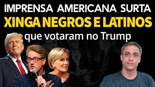 SURTARAM Imprensa americana xinga negros e latinos por terem votado no TRUMP [upl. by Drummond111]