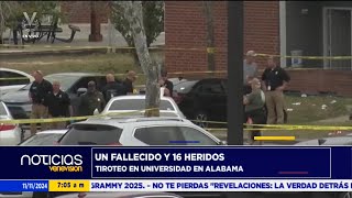 Al menos un fallecido y 16 heridos dejó un tiroteo en Estados Unidos  11 de noviembre de 2024 [upl. by Arihsan]