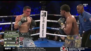 Oscar Valdez vs Stevenson [upl. by Balduin]