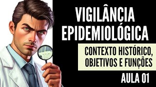 Aula 01  Vigilância Epidemiológica  Contexto histórico objetivos e funções  ACE  ACS [upl. by Thissa]