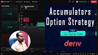 Deriv trading Accumulators strategies for beginners 100 successful [upl. by Ived]