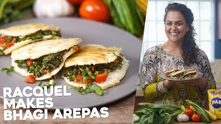 Racquel makes Baidawis Bhagi Arepas Recipe from quotGuava Seasonquot [upl. by Berck239]