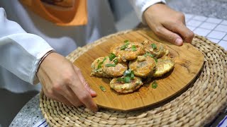 Basic Chicken Begedil  Fried Chicken Potato Patty [upl. by Neisa]