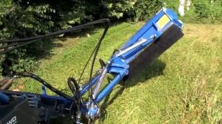 Flail Mower with Side Shift attachment for mini loaders MultiOne [upl. by Tim]