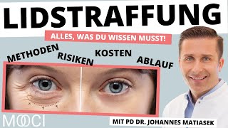 Augenlidstraffung  OP Ablauf Kosten Risiken [upl. by Pears]