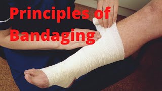 Principles of bandaging steps by steps By PC nursing procedure [upl. by Icart]