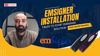 emsigner Installation Process  emsigner not working  failed to start emsigner service [upl. by Shieh]