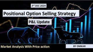 Positional Option Selling In Nifty50  PampL Update  Market Analysis  Price Action Trading [upl. by Ylrrad572]