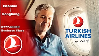 My Honest Opinion TURKISH AIRLINES Boeing 777300ER in Business Class in 2024  A Flight Review [upl. by Erlene]