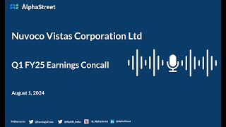 Nuvoco Vistas Corporation Ltd Q1 FY202425 Earnings Conference Call [upl. by Payne]