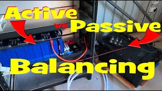 Parallel 48V battery banks high voltageSOC test Passive vs active cell balancing [upl. by Nivre]