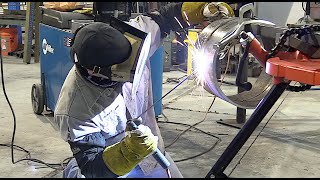 Stick Welding Techniques 6010 Downhill [upl. by Analad]