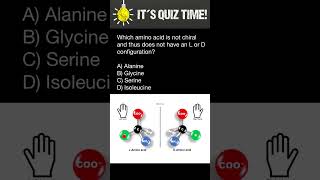 Which Amino Acid does not have L and D configurations [upl. by Ettevram288]