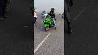 Kawasaki ZX14R 🔥 Bigger than hayabusa 😳 youtubeshorts ytshorts shorts [upl. by Wallford529]