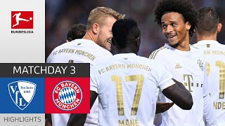 VfL Bochum  FC Bayern München 07  Highlights  Matchday 3 – Bundesliga 202223 [upl. by Johnna]