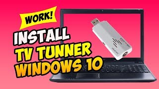 Install USB TV Tunner Windows 10 [upl. by Lontson]