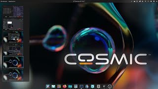 Silly Cosmic demo  a Rusty new Desktop Environment [upl. by Artemahs]