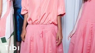 Tibi Spring 2016 Runway Show [upl. by Ainolopa]