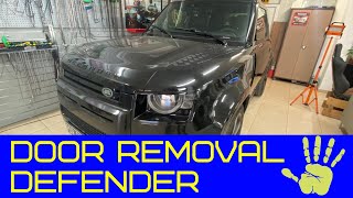 How to remove door panel on Defender 2022  Разборка карты двери на Defender [upl. by Okiron]