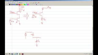 Sedra Smith Analysis of a Cascode [upl. by Ahsinotna]