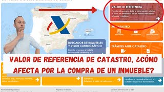 VALOR DE REFERENCIA DE CATASTRO ¡MUY IMPORTANTE AL ADQUIRIR UN INMUEBLE A PARTIR DE 2022 [upl. by Jessalin116]