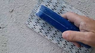 monocouche render onto cement board monocouche plastering renovation [upl. by Antipas]