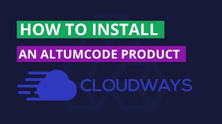 How to set up a Cloudways VPS amp Install an AltumCode product [upl. by Sebastien]