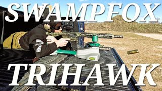 458 SOCOM AR15 Swampfox Trihawk 325 gr FTX Reloads H110 H4198 IMR4227 [upl. by Harry]