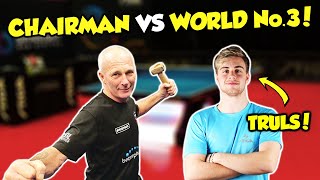 My Dad vs Pro Table Tennis Player  Truls Moregardh  Chairman Challenge [upl. by Rhee]