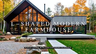 Stunning LShaped Modern Farmhouse – Blending Rustic Charm with Contemporary Elegance [upl. by Anon]