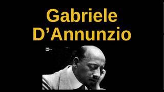 Letteratura3 Gabriele DAnnunzio e il Decadentismo [upl. by Napra]