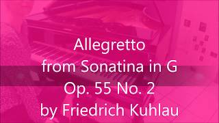 Unisa Grade 4 List B Allegretto by Friedrich Kuhlau [upl. by Fihsak619]