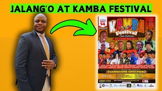 Jalango MP Langata Attending Kamba Festival quot KII NI KINENEquot [upl. by Ahsitniuq889]