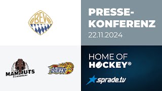 22112024  Pressekonferenz  Schongau Mammuts vs EHC Waldkraiburg [upl. by Guglielmo743]