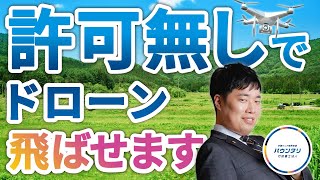 【申請不要】許可なしでドローンを飛ばす方法 [upl. by Yoho]