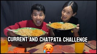 Nepali chatpata recipe and Current noodle spicy 🌶️ challenge BabinMoktanTamang challenge [upl. by Virgin442]