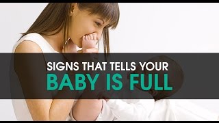 5 Signs That Tells Your Baby is Full After Breastfeeding [upl. by Enilorac]