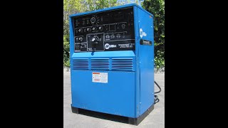 Miller Syncrowave 350 Tig Arc Welder CC AC DC Welding Power Source [upl. by Kerby162]