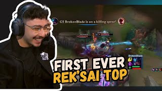 G2 BrokenBlade Makes History with RekSai Top Pick  LEC 2024 [upl. by Niad]