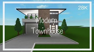 Bloxburg Modern Townhouse  28K [upl. by Susejedesoj]