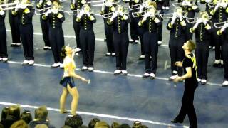 Saline Twirlettes University of Michigan Twirlers Stacey Girbach amp Nathan Magyar [upl. by Anicul]