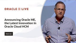 Announcing Oracle ME the latest innovation in Oracle Cloud HCM [upl. by Hayifas]