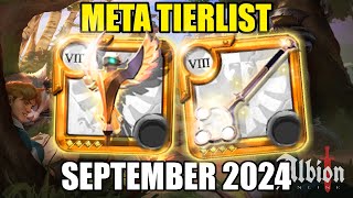 SEPTEMBER 2024 META TIERLIST  Albion Online [upl. by Gayleen]