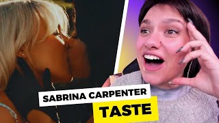 Sabrina Carpenter  Taste Official Video  Reacción y análisis  reaction amp anlysis [upl. by Bianka]