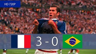 Résumé France  Brésil 30  Finale de la Coupe du Monde 1998  Tous les Buts amp Temps Forts [upl. by Brom]