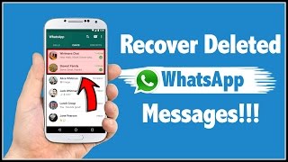 How To Recover Deleted WhatsApp Messages in Android Phone [upl. by Casavant]