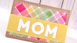 DIY Mothers Day Card  Make a Card Monday 249 [upl. by Ecinrev]